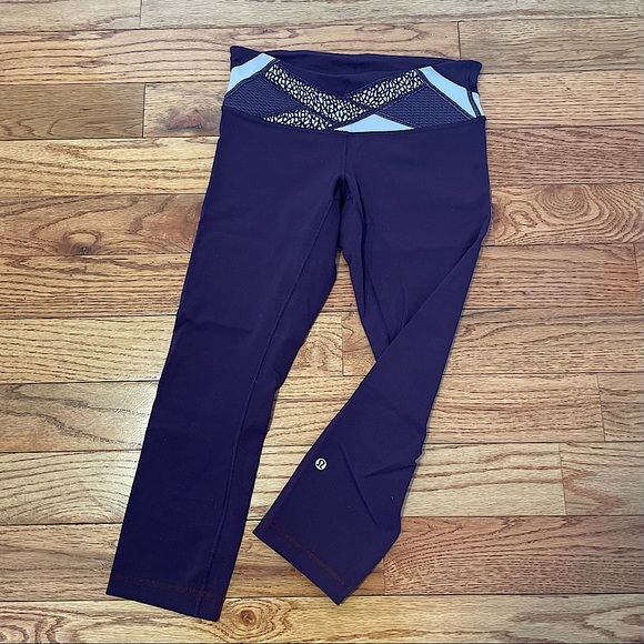 Lululemon Reversible Purple Wunder Under Leggings - Picture 2 of 4